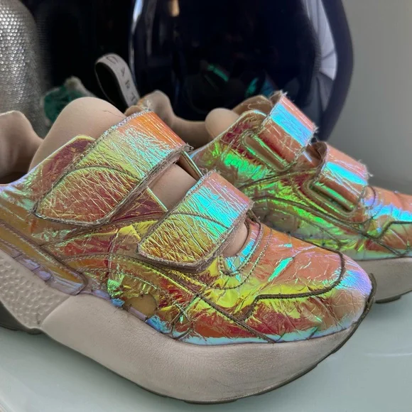 Stella McCartney Iridescent iridescent sneakers woman’s size 6 1/2 - 7 - Picture 1 of 16